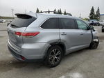 2016 Toyota Highlander Xle Silver vin: 5TDKKRFH0GS503233