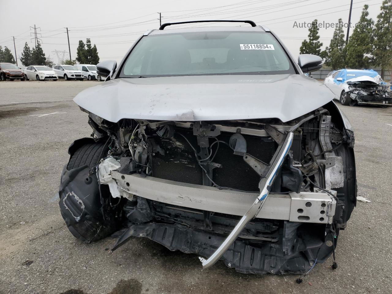 2016 Toyota Highlander Xle Silver vin: 5TDKKRFH0GS503233