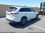 2016 Toyota Highlander Xle V6 White vin: 5TDKKRFH0GS503331