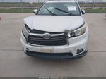 2016 Toyota Highlander Xle V6 Белый vin: 5TDKKRFH6GS140887