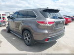 2016 Toyota Highlander Xle V6 Gray vin: 5TDKKRFH7GS145662