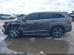 2016 Toyota Highlander Xle V6 Gray vin: 5TDKKRFH7GS145662