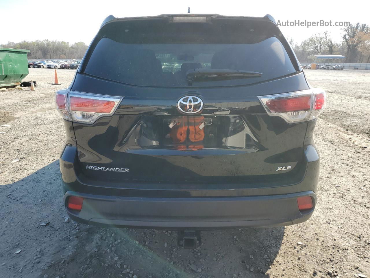 2016 Toyota Highlander Xle Черный vin: 5TDKKRFHXGS154940