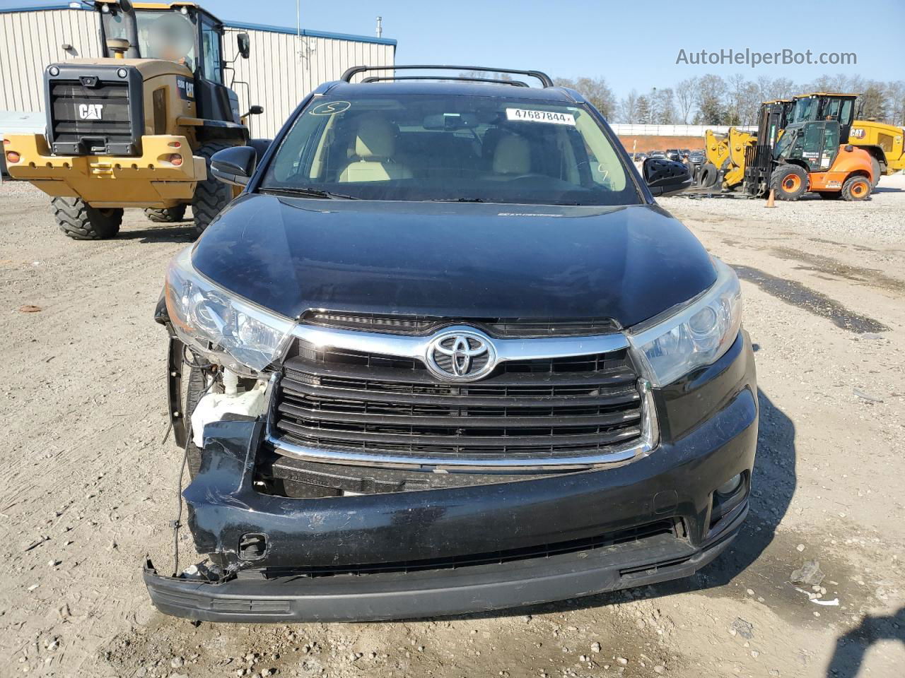 2016 Toyota Highlander Xle Черный vin: 5TDKKRFHXGS154940