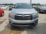 2016 Toyota Highlander Xle Gray vin: 5TDKKRFHXGS156171