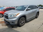 2016 Toyota Highlander Xle Gray vin: 5TDKKRFHXGS156171