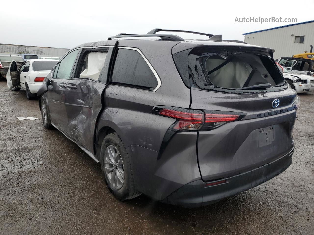 2022 Toyota Sienna Le Угольный vin: 5TDKRKEC0NS095273