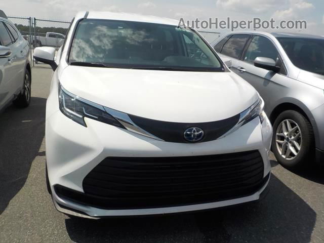 2022 Toyota Sienna Le Белый vin: 5TDKRKEC0NS101587