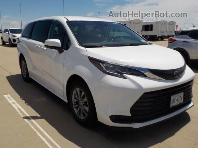 2022 Toyota Sienna Le White vin: 5TDKRKEC0NS111438