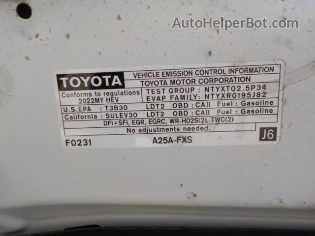 2022 Toyota Sienna Le White vin: 5TDKRKEC0NS111438