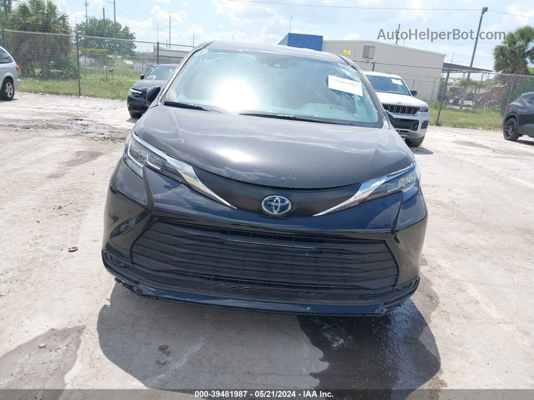 2022 Toyota Sienna Le Черный vin: 5TDKRKEC0NS117627