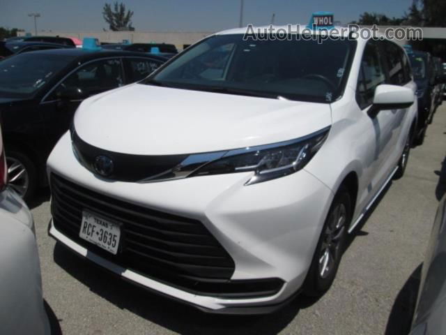 2022 Toyota Sienna Le White vin: 5TDKRKEC1NS076327