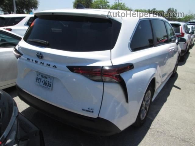 2022 Toyota Sienna Le Белый vin: 5TDKRKEC1NS076327