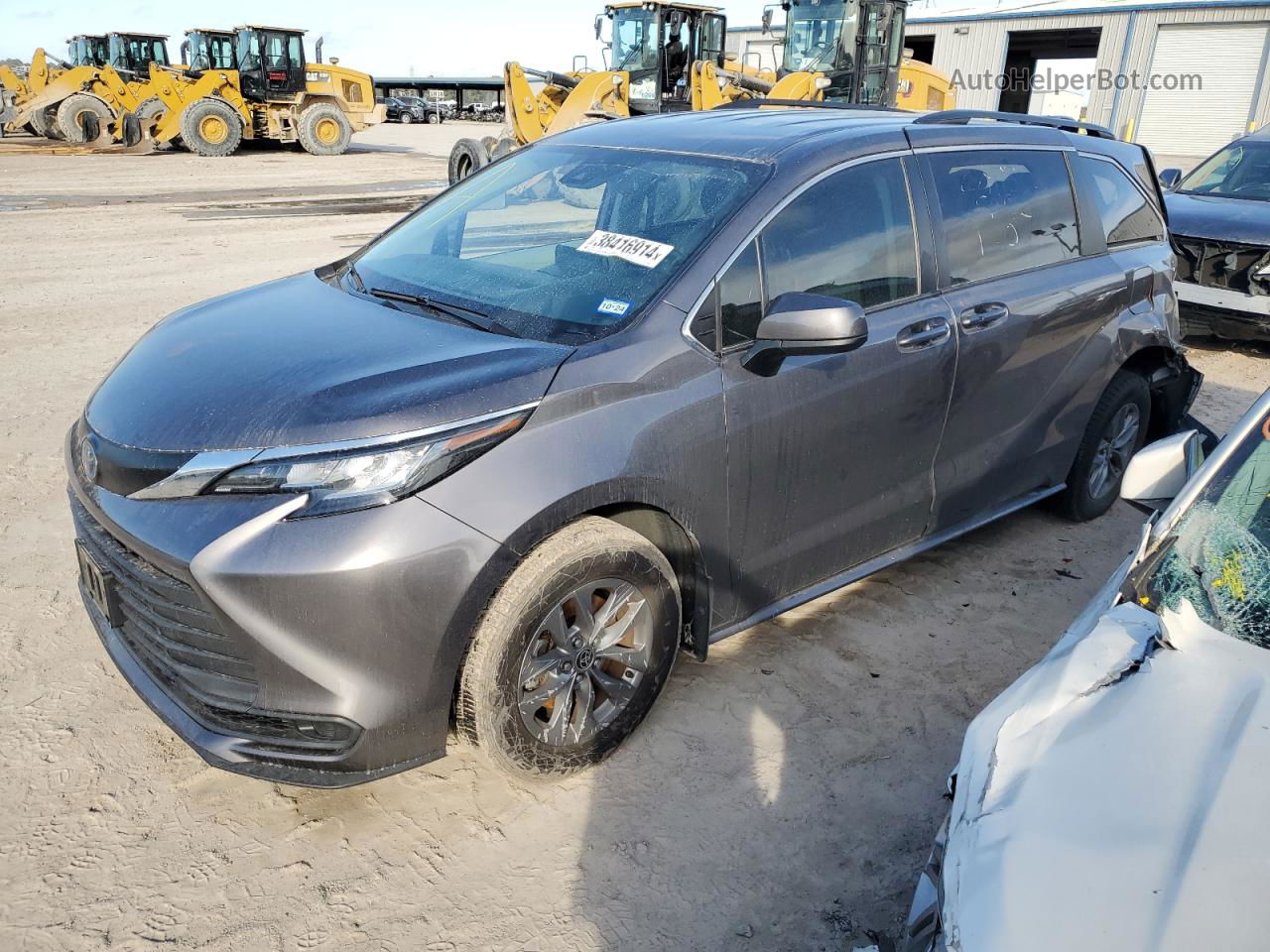 2022 Toyota Sienna Le Серый vin: 5TDKRKEC2NS083867