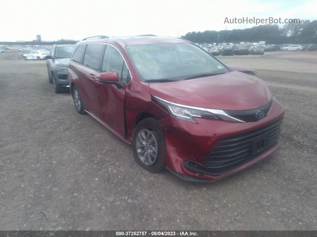 2022 Toyota Sienna Le Red vin: 5TDKRKEC2NS107603