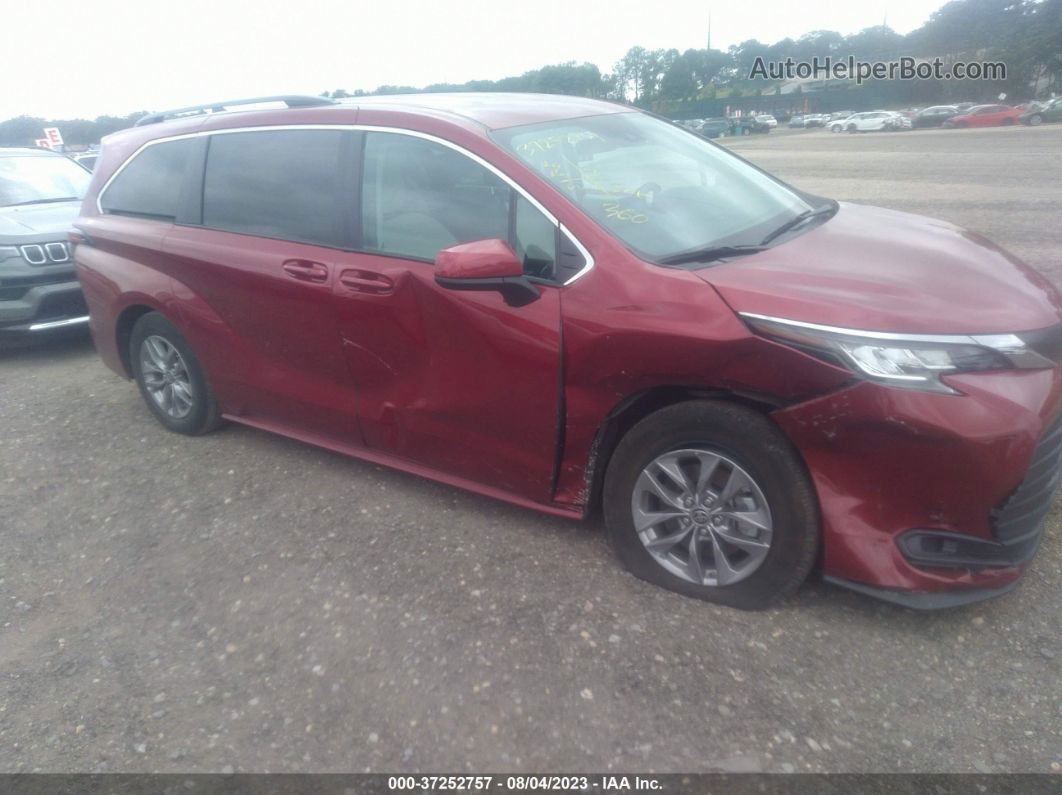 2022 Toyota Sienna Le Red vin: 5TDKRKEC2NS107603