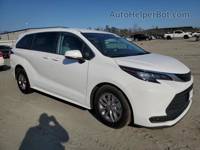 2022 Toyota Sienna Le White vin: 5TDKRKEC2NS121954