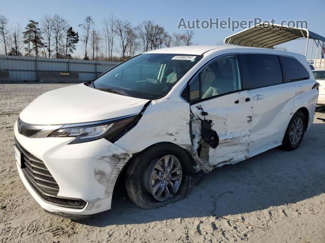 2022 Toyota Sienna Le White vin: 5TDKRKEC2NS121954