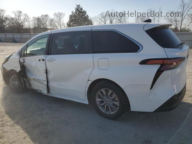 2022 Toyota Sienna Le Белый vin: 5TDKRKEC2NS121954