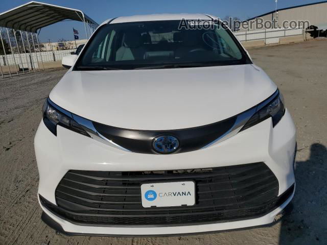 2022 Toyota Sienna Le White vin: 5TDKRKEC2NS121954