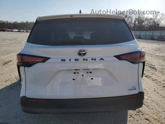 2022 Toyota Sienna Le Белый vin: 5TDKRKEC2NS121954