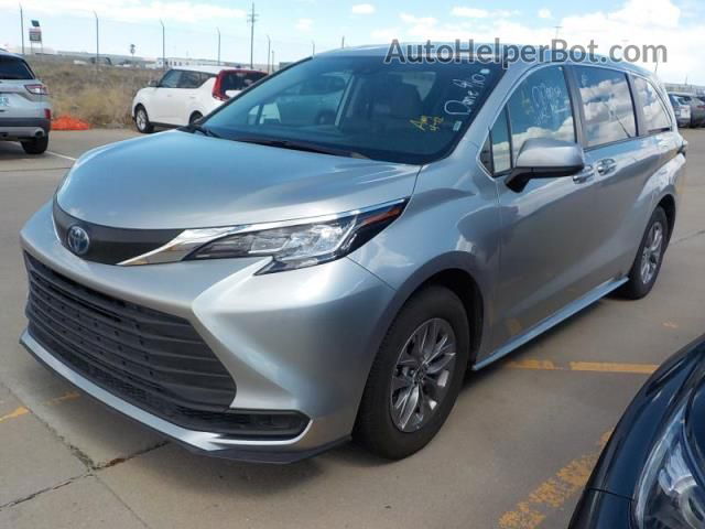 2022 Toyota Sienna Le Серебряный vin: 5TDKRKEC3NS075454