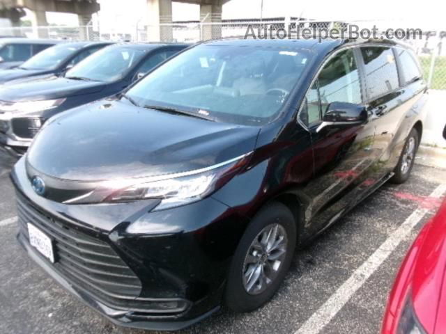 2022 Toyota Sienna Le Черный vin: 5TDKRKEC3NS089306