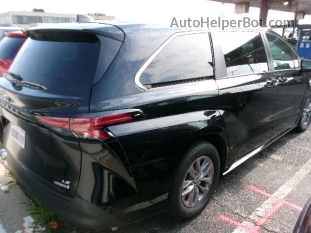 2022 Toyota Sienna Le Черный vin: 5TDKRKEC3NS089306