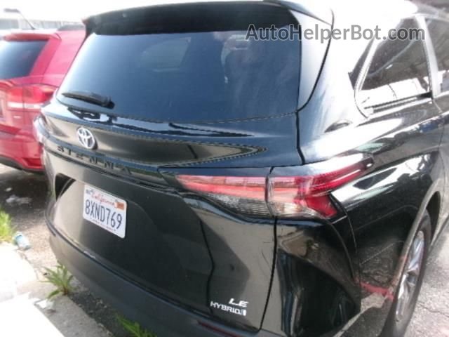 2022 Toyota Sienna Le Black vin: 5TDKRKEC3NS089306