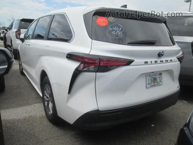 2022 Toyota Sienna Le White vin: 5TDKRKEC3NS101714