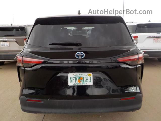 2022 Toyota Sienna Le Черный vin: 5TDKRKEC3NS109599