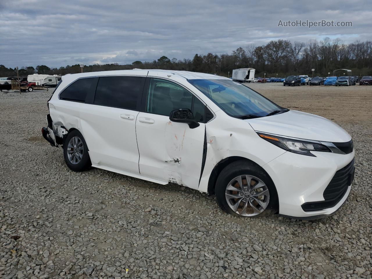 2022 Toyota Sienna Le Белый vin: 5TDKRKEC3NS116634