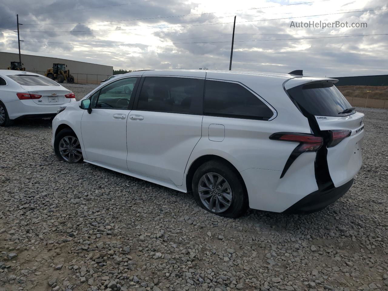 2022 Toyota Sienna Le White vin: 5TDKRKEC3NS116634