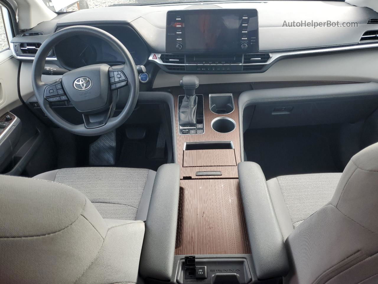 2022 Toyota Sienna Le Белый vin: 5TDKRKEC3NS116634