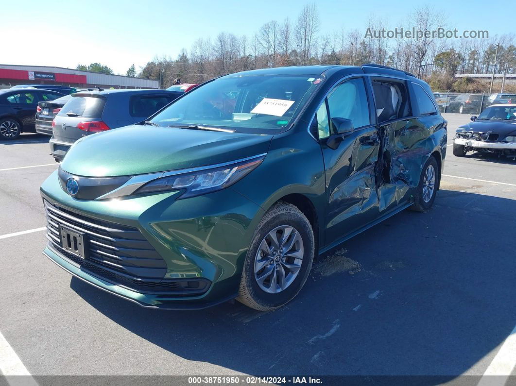 2022 Toyota Sienna Le Green vin: 5TDKRKEC4NS106811