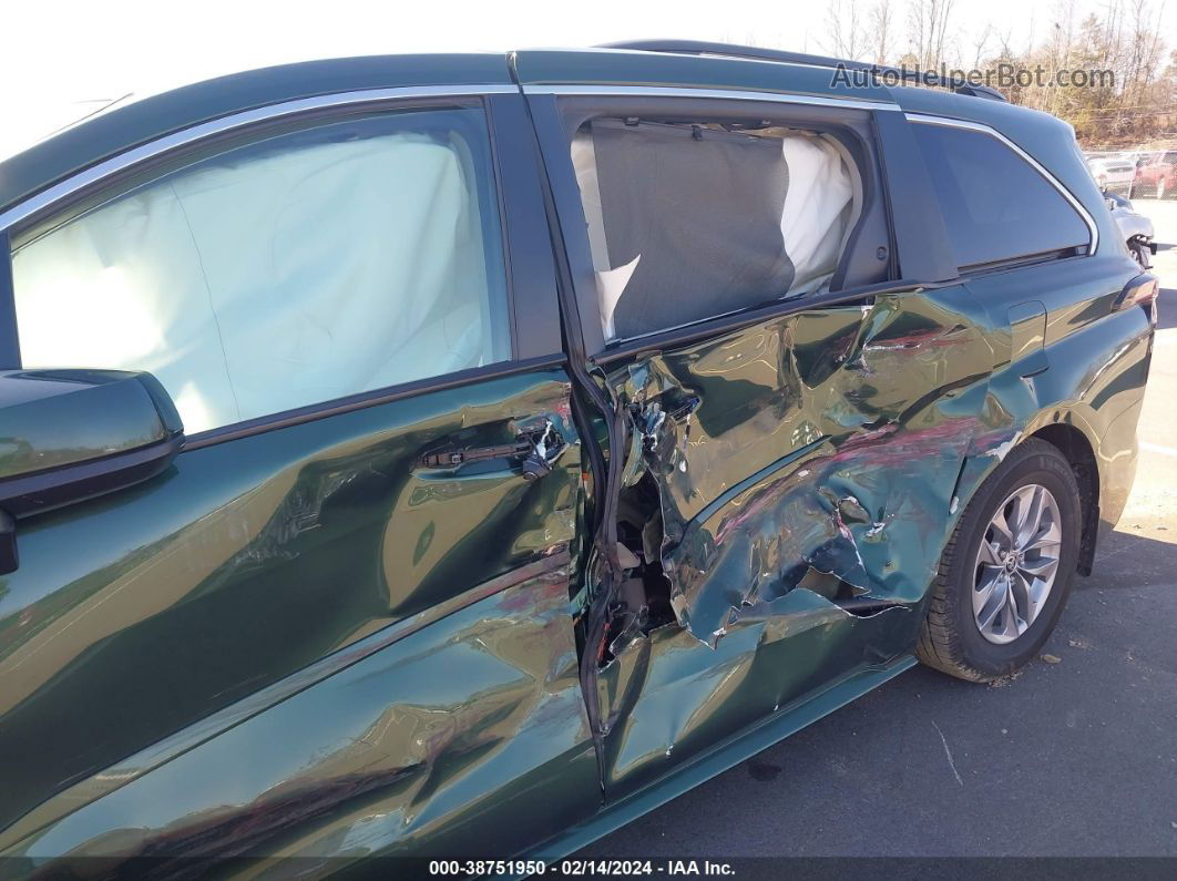 2022 Toyota Sienna Le Green vin: 5TDKRKEC4NS106811