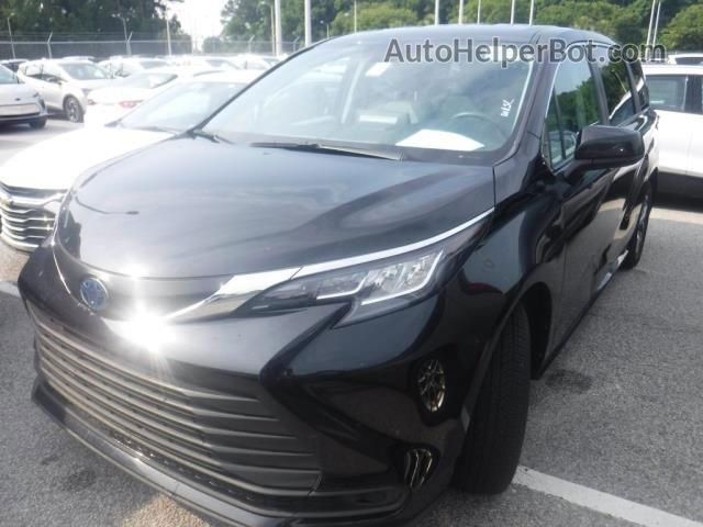 2022 Toyota Sienna Le Черный vin: 5TDKRKEC5NS102119