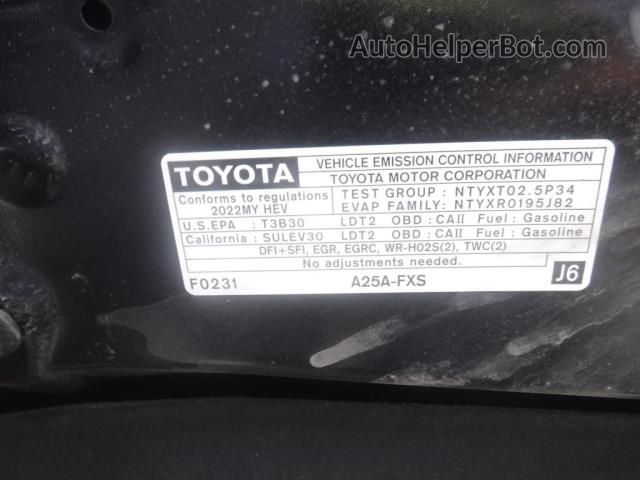 2022 Toyota Sienna Le Черный vin: 5TDKRKEC5NS102119