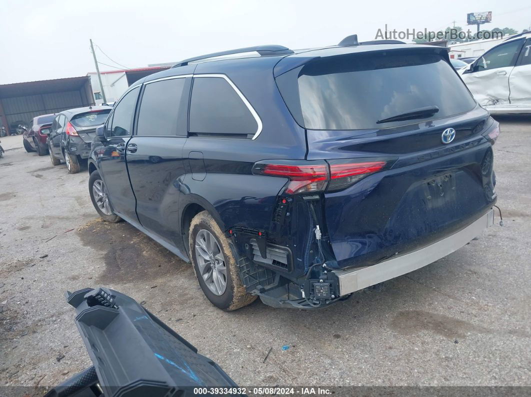 2022 Toyota Sienna Le Blue vin: 5TDKRKEC5NS124668