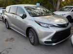 2022 Toyota Sienna Le Серебряный vin: 5TDKRKEC6NS080535