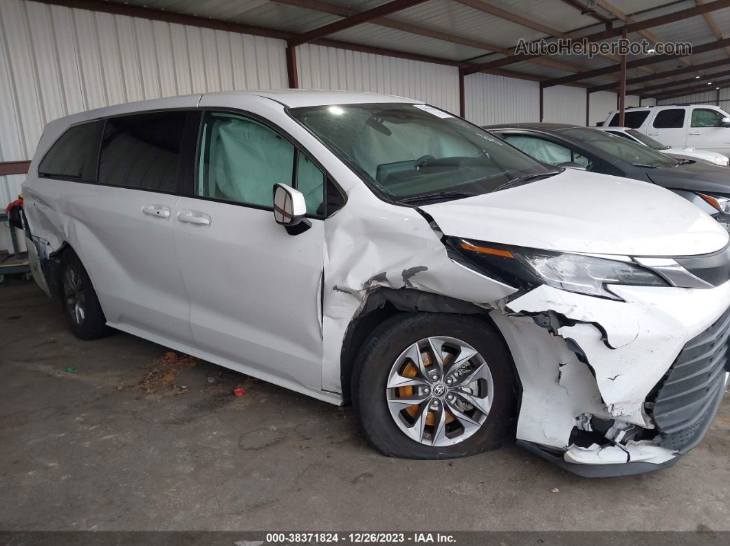 2022 Toyota Sienna Le White vin: 5TDKRKEC7NS099627