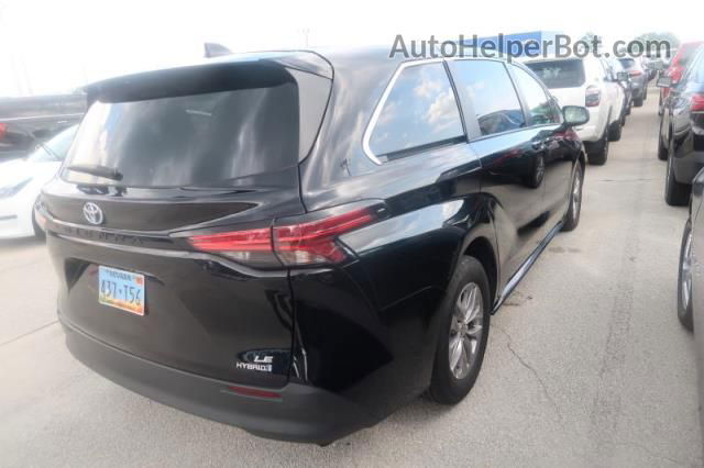 2022 Toyota Sienna Le Black vin: 5TDKRKEC7NS101991