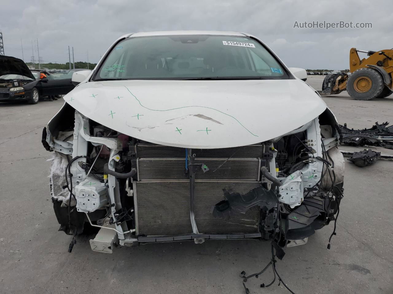 2022 Toyota Sienna Le White vin: 5TDKRKEC9NS081789