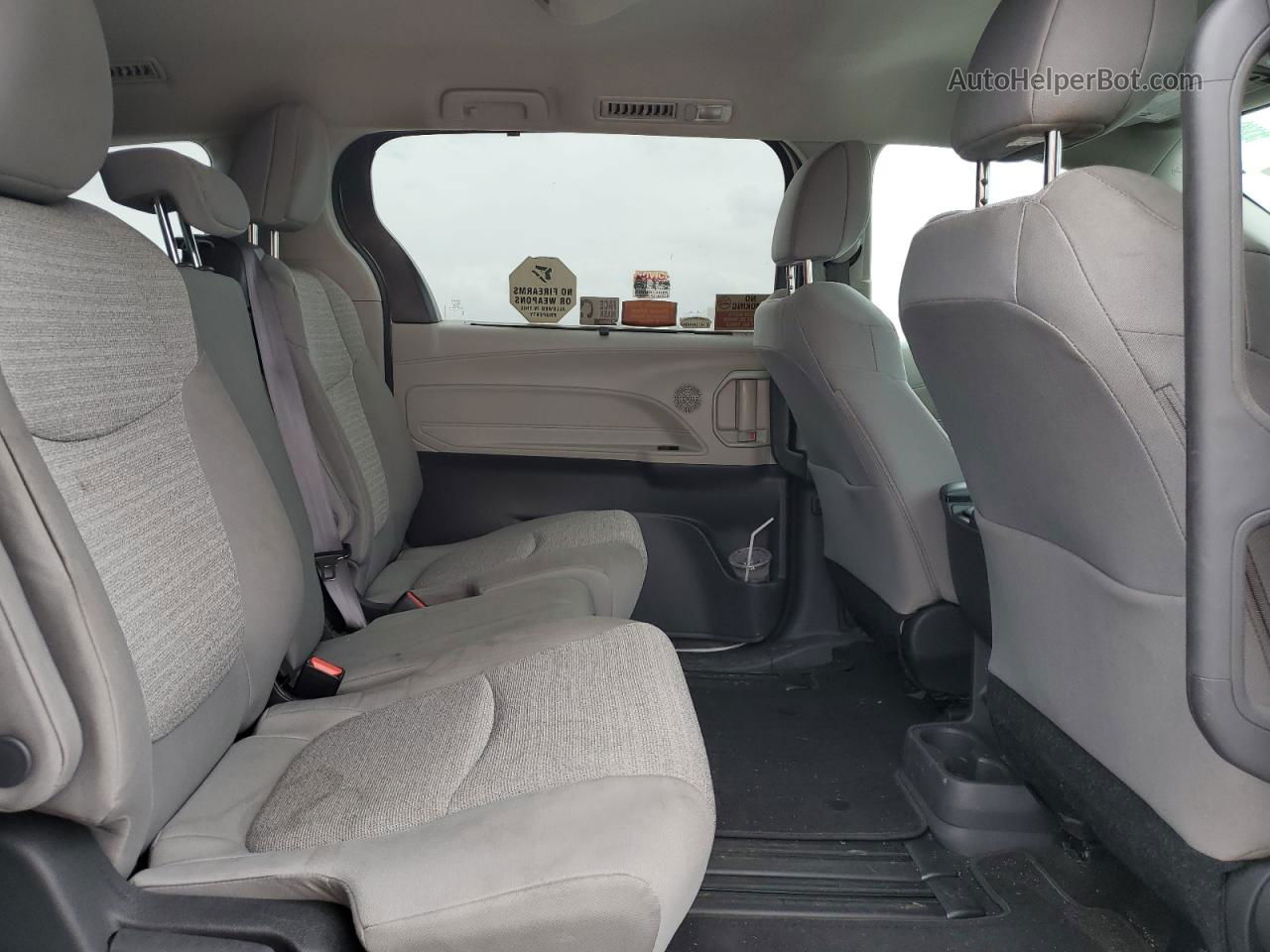 2022 Toyota Sienna Le Белый vin: 5TDKRKEC9NS081789