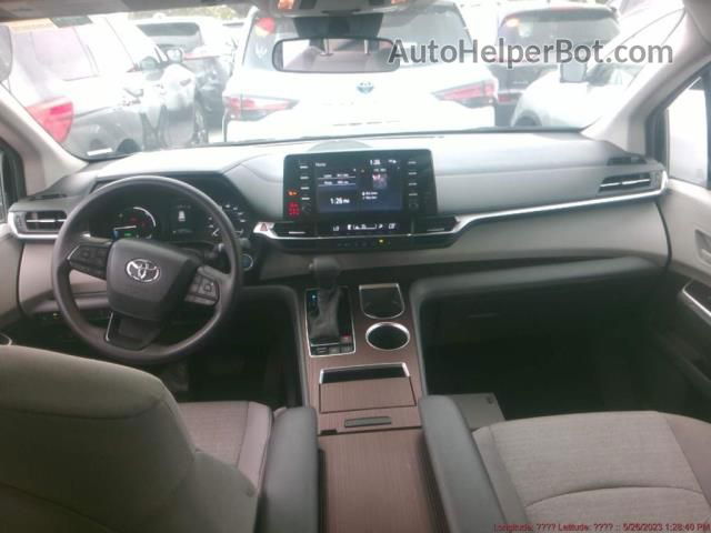 2022 Toyota Sienna Le Черный vin: 5TDKRKEC9NS089309