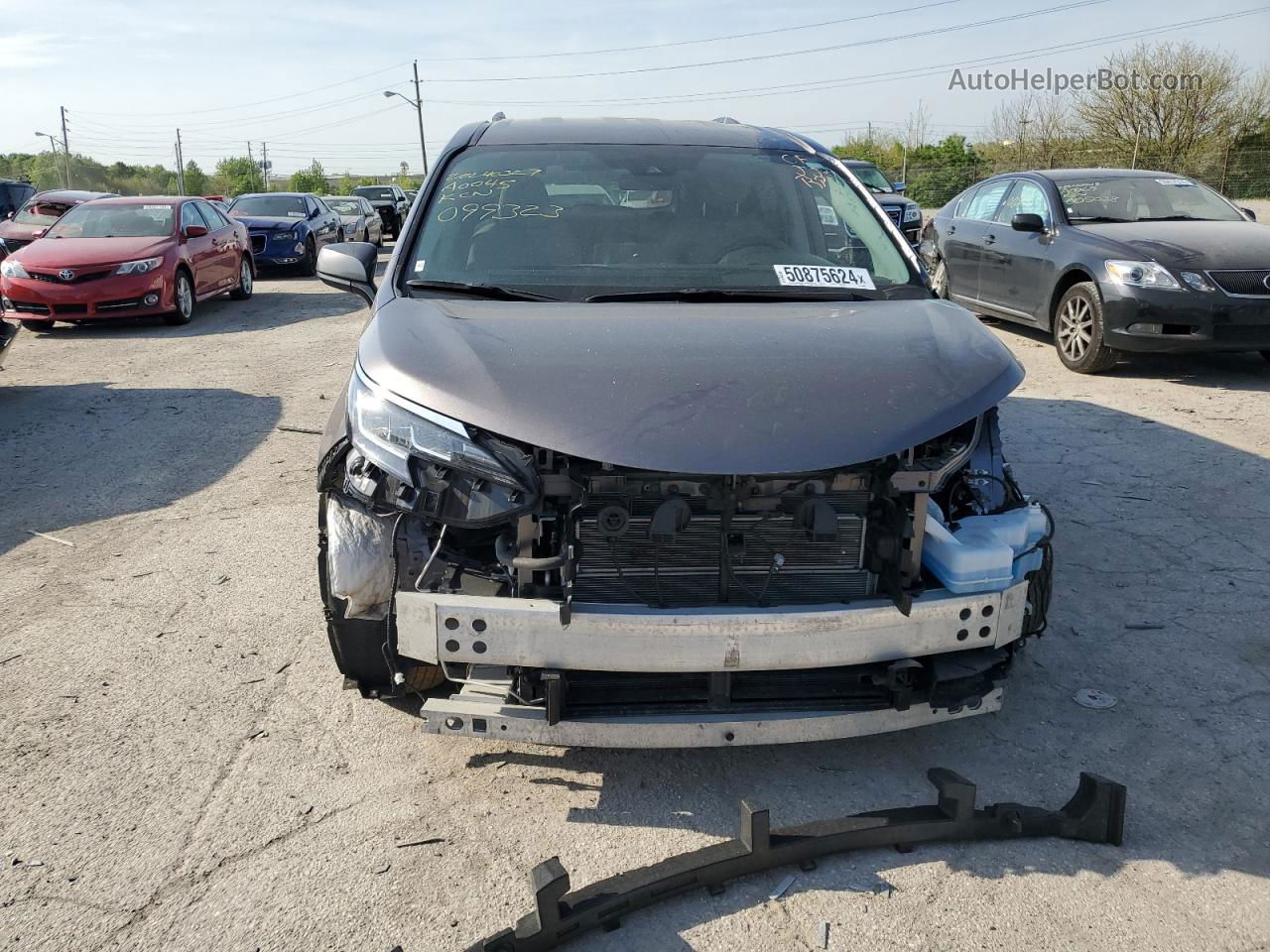 2022 Toyota Sienna Le Угольный vin: 5TDKRKEC9NS099323