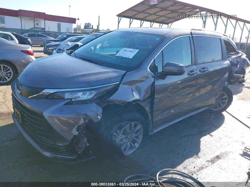 2022 Toyota Sienna Le Gray vin: 5TDKSKFC7NS044288