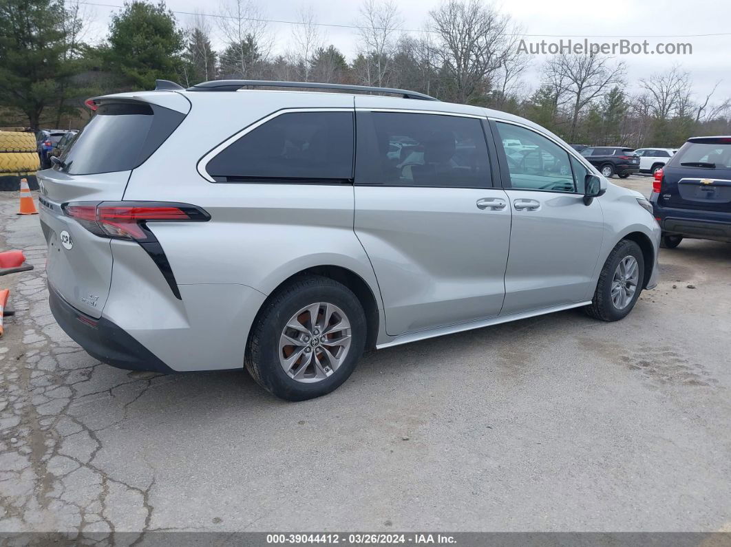 2022 Toyota Sienna Le Серебряный vin: 5TDKSKFC9NS046382