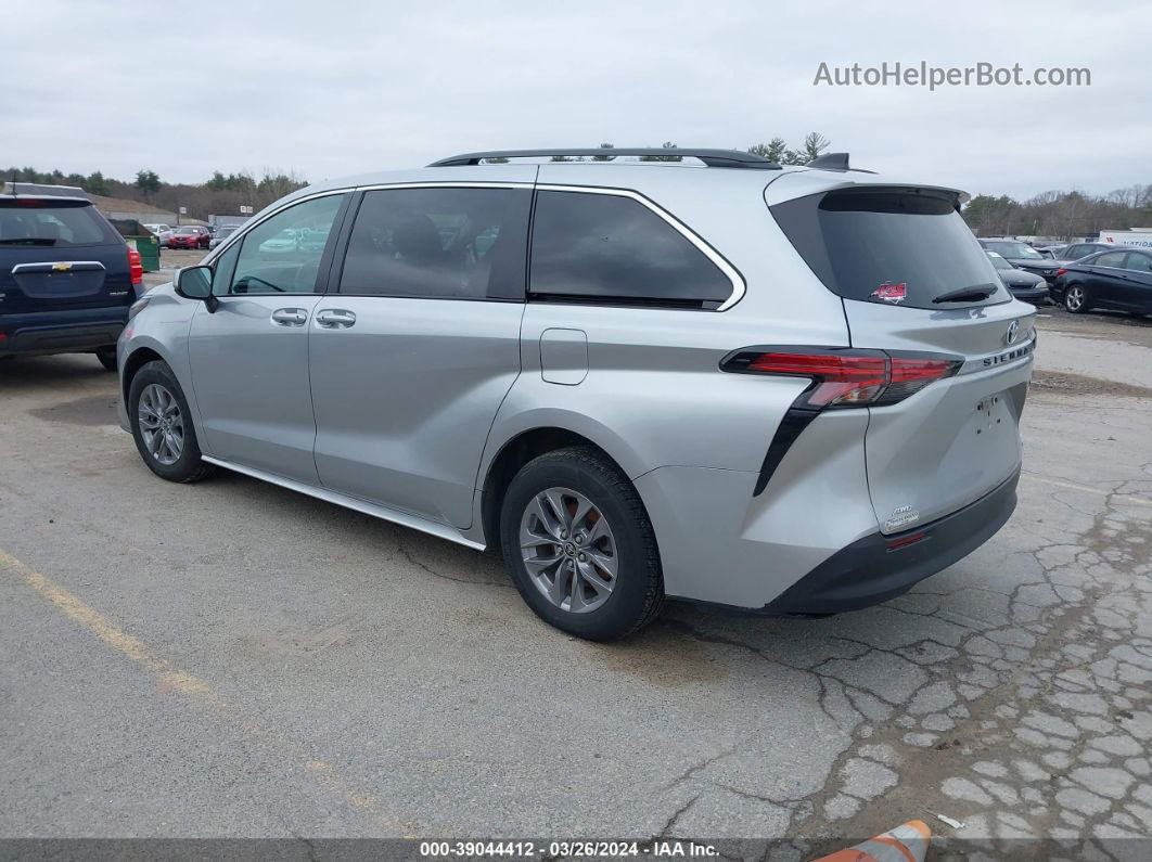 2022 Toyota Sienna Le Серебряный vin: 5TDKSKFC9NS046382