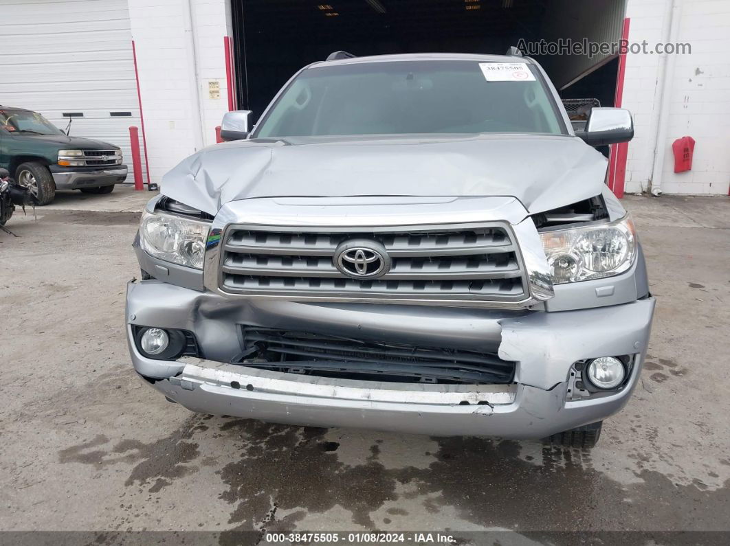 2017 Toyota Sequoia Limited Silver vin: 5TDKY5G10HS068398